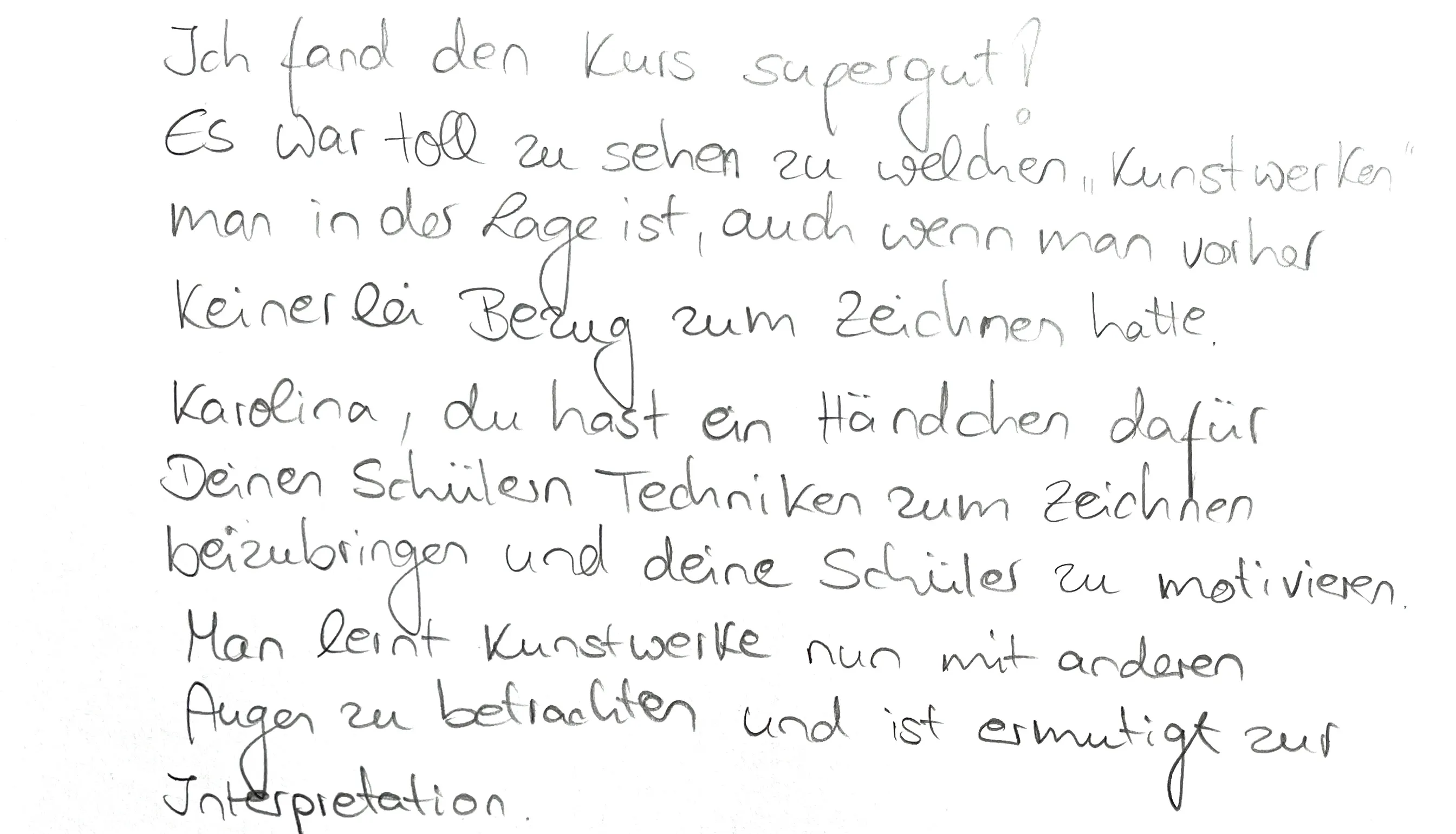 Rückmeldung 8